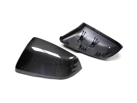 AutoTecknic Replacement Version II Dry Carbon Mirror Covers - BMW F48 X1 | F44 2-Series Gran Coupe-Mirror Caps-Silicon Valley Bimmer