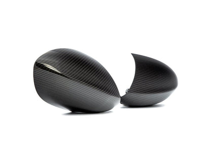 AutoTecknic Replacement Version II Dry Carbon Mirror Covers - E9X M3 | E82 1M-Exterior-Silicon Valley Bimmer