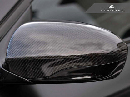 AutoTecknic Replacement Version II Dry Carbon Mirror Covers - F06/ F12/ F13 M6-Exterior-Silicon Valley Bimmer