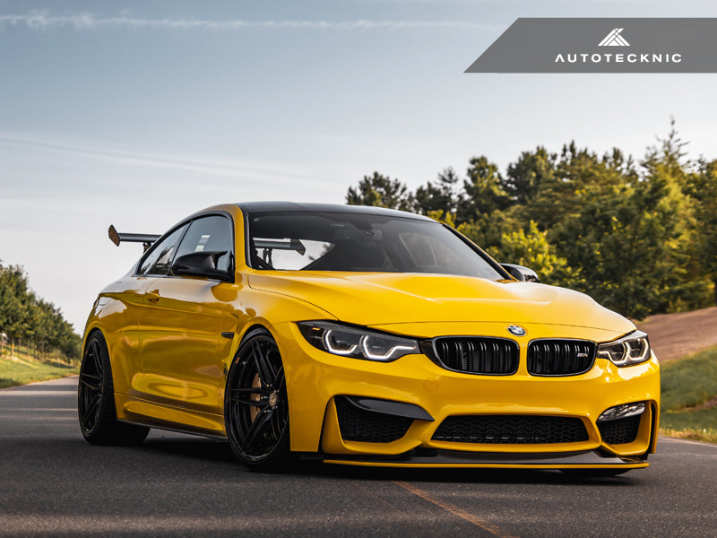 AutoTecknic Replacement Version II Dry Carbon Mirror Covers - F87 M2 Competition | F80 M3 | F82/ F83 M4-Exterior-Silicon Valley Bimmer