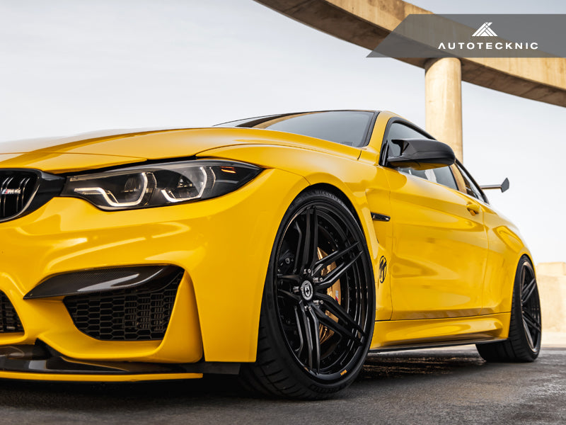 AutoTecknic Replacement Version II Dry Carbon Mirror Covers - F87 M2 Competition | F80 M3 | F82/ F83 M4-Exterior-Silicon Valley Bimmer