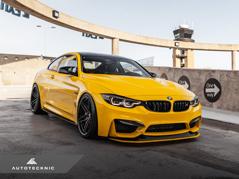 AutoTecknic Replacement Version II Dry Carbon Mirror Covers - F87 M2 Competition | F80 M3 | F82/ F83 M4-Exterior-Silicon Valley Bimmer