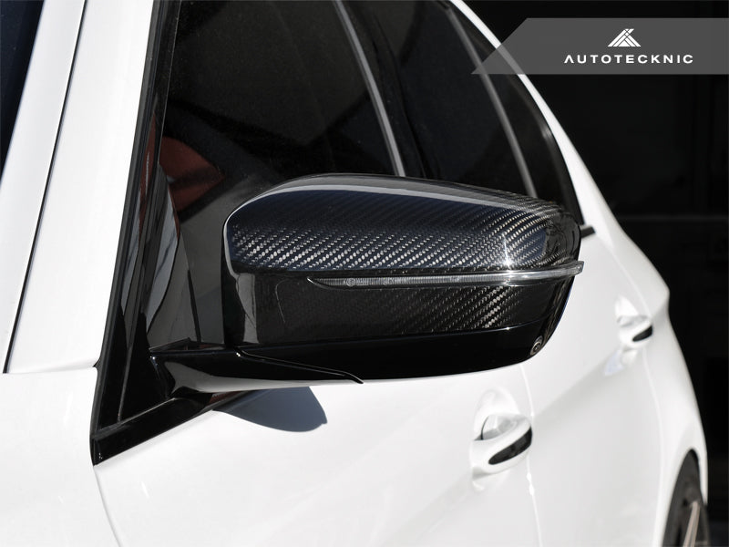 AutoTecknic Replacement Version II Dry Carbon Mirror Covers - G30 5-Series | G32 6-Series GT | G11 7-Series-Exterior-Silicon Valley Bimmer