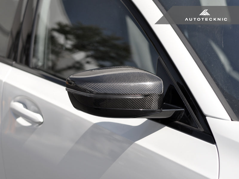 AutoTecknic Replacement Version II Dry Carbon Mirror Covers - G30 5-Series | G32 6-Series GT | G11 7-Series-Exterior-Silicon Valley Bimmer
