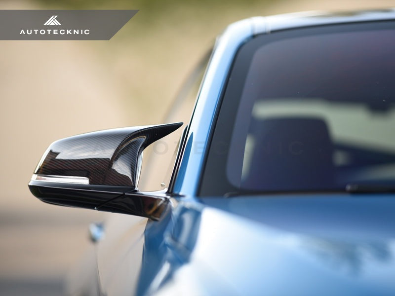 AutoTecknic Replacement Version II M-Inspired Dry Carbon Mirror Covers - F87 M2 | F22 2-Series | F30 3-Series | F32/ F36 4-Series-Exterior-Silicon Valley Bimmer