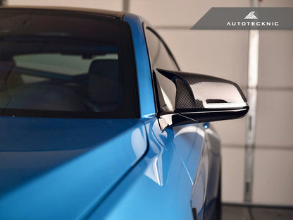 AutoTecknic Replacement Version II M-Inspired Dry Carbon Mirror Covers - F87 M2 | F22 2-Series | F30 3-Series | F32/ F36 4-Series-Exterior-Silicon Valley Bimmer