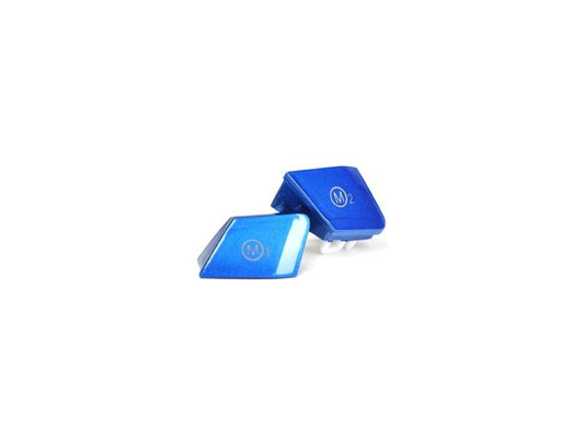 AutoTecknic Royal Blue M1/ M2 Button Set - F06/ F12/ F13 M6-Interior-Silicon Valley Bimmer