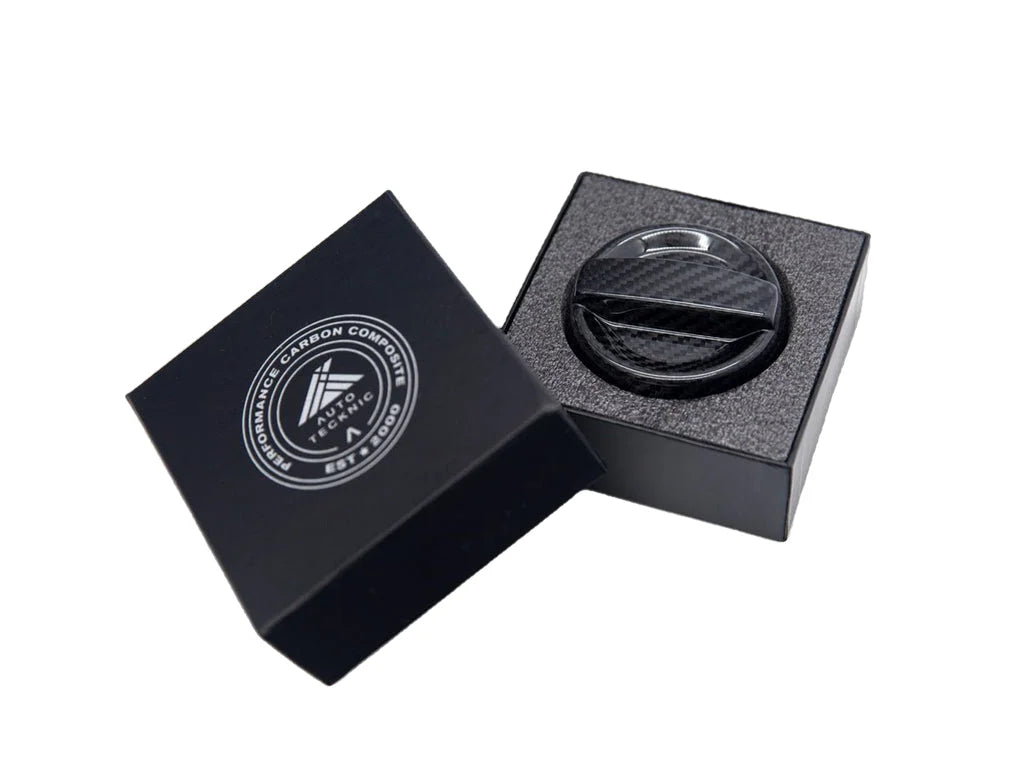 AutoTecknic S58 Dry Carbon Competition Oil Cap Cover-Exterior-Silicon Valley Bimmer