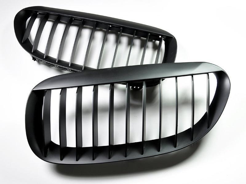 AutoTecknic Stealth Black Front Grille Set - E63/ E64 6-Series & M6-Exterior-Silicon Valley Bimmer