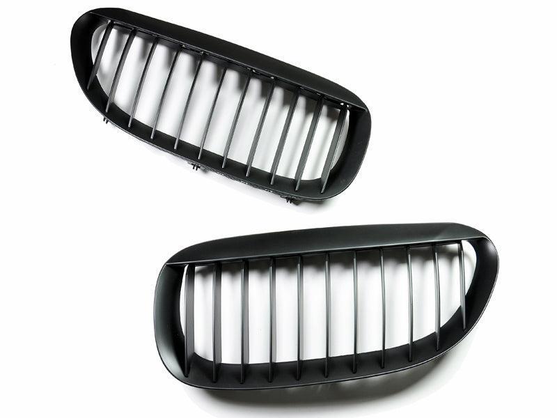 AutoTecknic Stealth Black Front Grille Set - E63/ E64 6-Series & M6-Exterior-Silicon Valley Bimmer