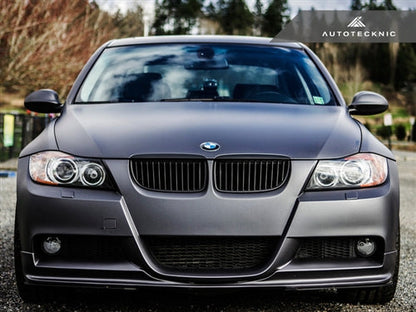 AutoTecknic Stealth Black Front Grille Set - E90 Sedan / E91 Wagon | 3 Series-Exterior-Silicon Valley Bimmer