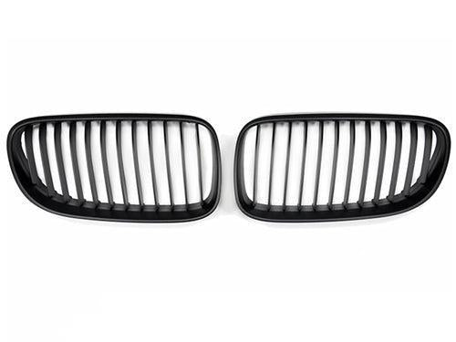 AutoTecknic Stealth Black Front Grille Set - E92 Coupe / E93 Cabrio | 3 Series LCI-Silicon Valley Bimmer