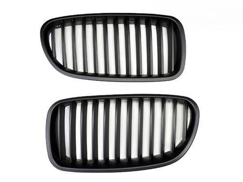 AutoTecknic Stealth Black Front Grille Set - F10 Sedan/ F11 Wagon | 5-Series-Exterior-Silicon Valley Bimmer