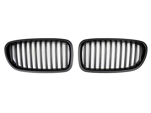 AutoTecknic Stealth Black Front Grille Set - F10 Sedan/ F11 Wagon | 5-Series-Exterior-Silicon Valley Bimmer