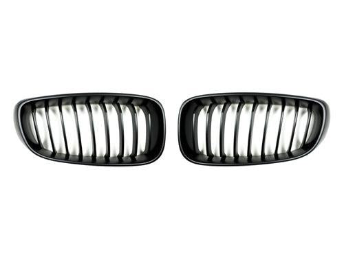 AutoTecknic Stealth Black Front Grille Set - F34 3-Series Gran Turismo-Silicon Valley Bimmer