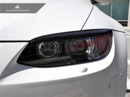 AutoTecknic Stealth Black Headlight Trim Set - E92/ E93 M3 & 3-Series Coupe/ Convertible Pre-LCI-Exterior-Silicon Valley Bimmer