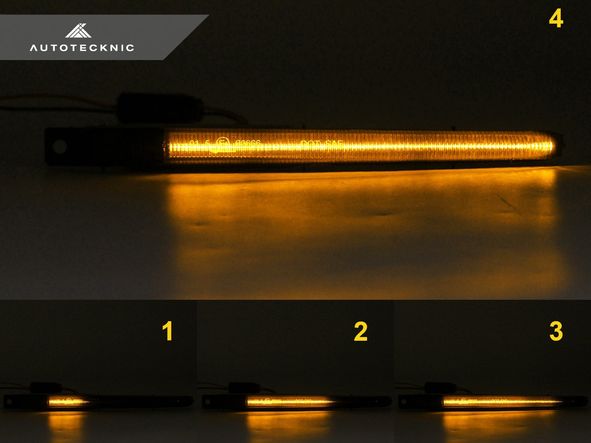 AutoTecknic Tinted Sequential LED Fender Turn Signal Set - F10 M5-Exterior-Silicon Valley Bimmer