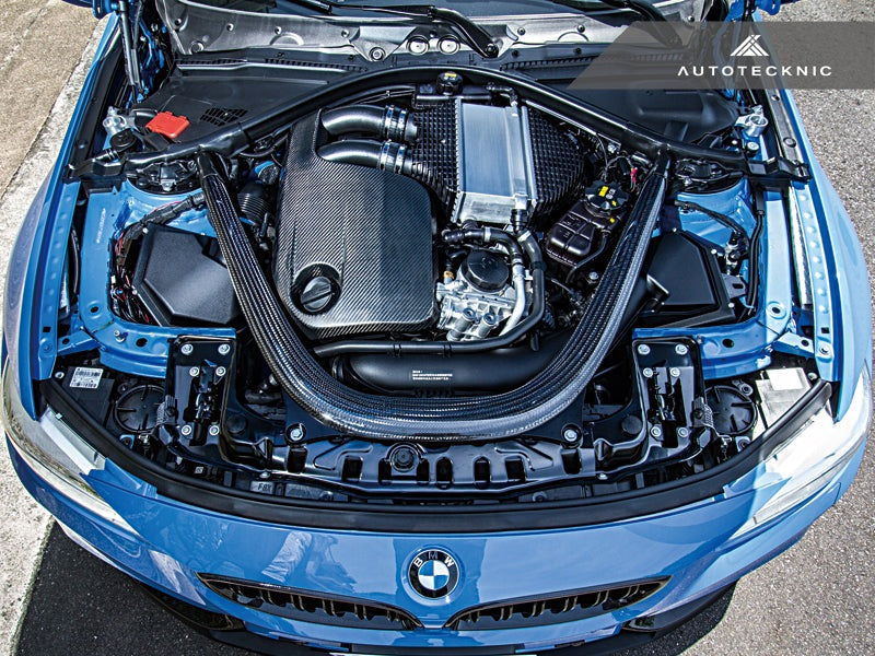 AutoTecknic Vacuumed Carbon Fiber Engine Cover - F80 M3 | F82 M4-Exterior-Silicon Valley Bimmer
