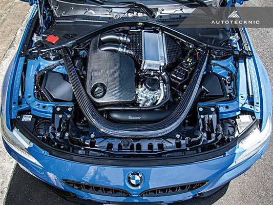 AutoTecknic Vacuumed Carbon Fiber Engine Cover - F80 M3 | F82 M4-Exterior-Silicon Valley Bimmer