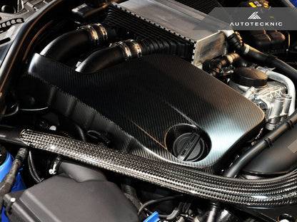 AutoTecknic Vacuumed Carbon Fiber Engine Cover - F80 M3 | F82 M4-Exterior-Silicon Valley Bimmer