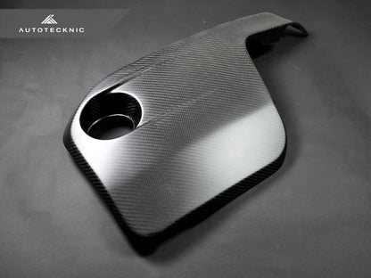 AutoTecknic Vacuumed Carbon Fiber Engine Cover - F80 M3 | F82 M4-Exterior-Silicon Valley Bimmer