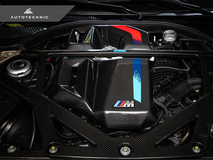 AutoTecknic Version II Dry Carbon Fiber Engine Cover - G80 M3 | G82/ G83 M4 | G87 M2-Exterior-Silicon Valley Bimmer