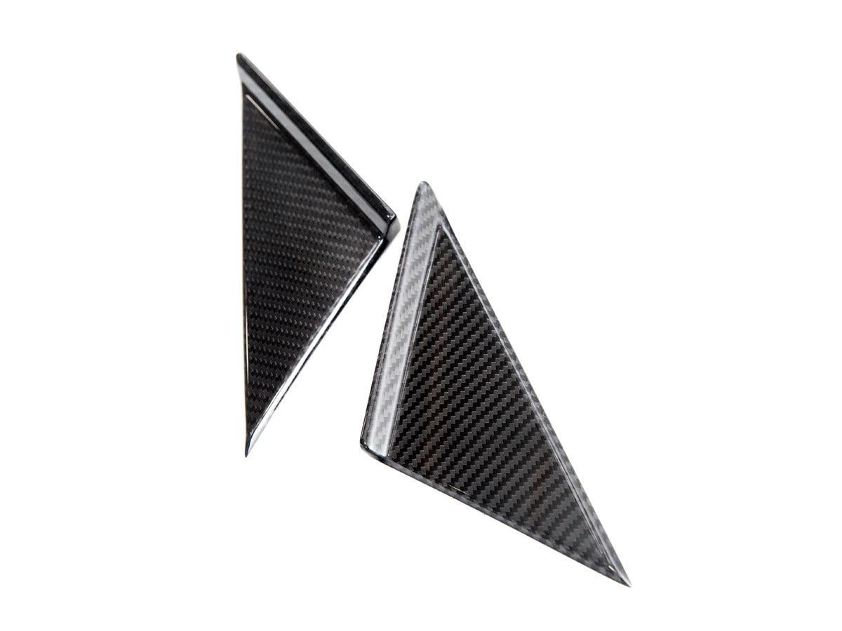 AutoTecknic Version III Dry Carbon Side Mirror Wind Deflector Set - A90 Supra 2020-Up-Exterior-Silicon Valley Bimmer