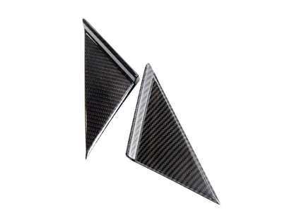 AutoTecknic Version III Dry Carbon Side Mirror Wind Deflector Set - A90 Supra 2020-Up-Exterior-Silicon Valley Bimmer