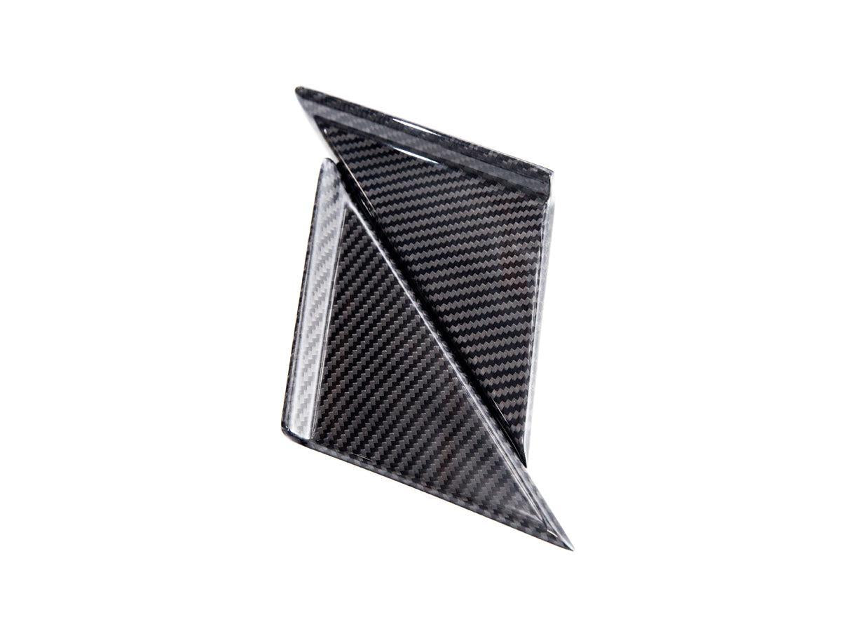 AutoTecknic Version III Dry Carbon Side Mirror Wind Deflector Set - A90 Supra 2020-Up-Exterior-Silicon Valley Bimmer