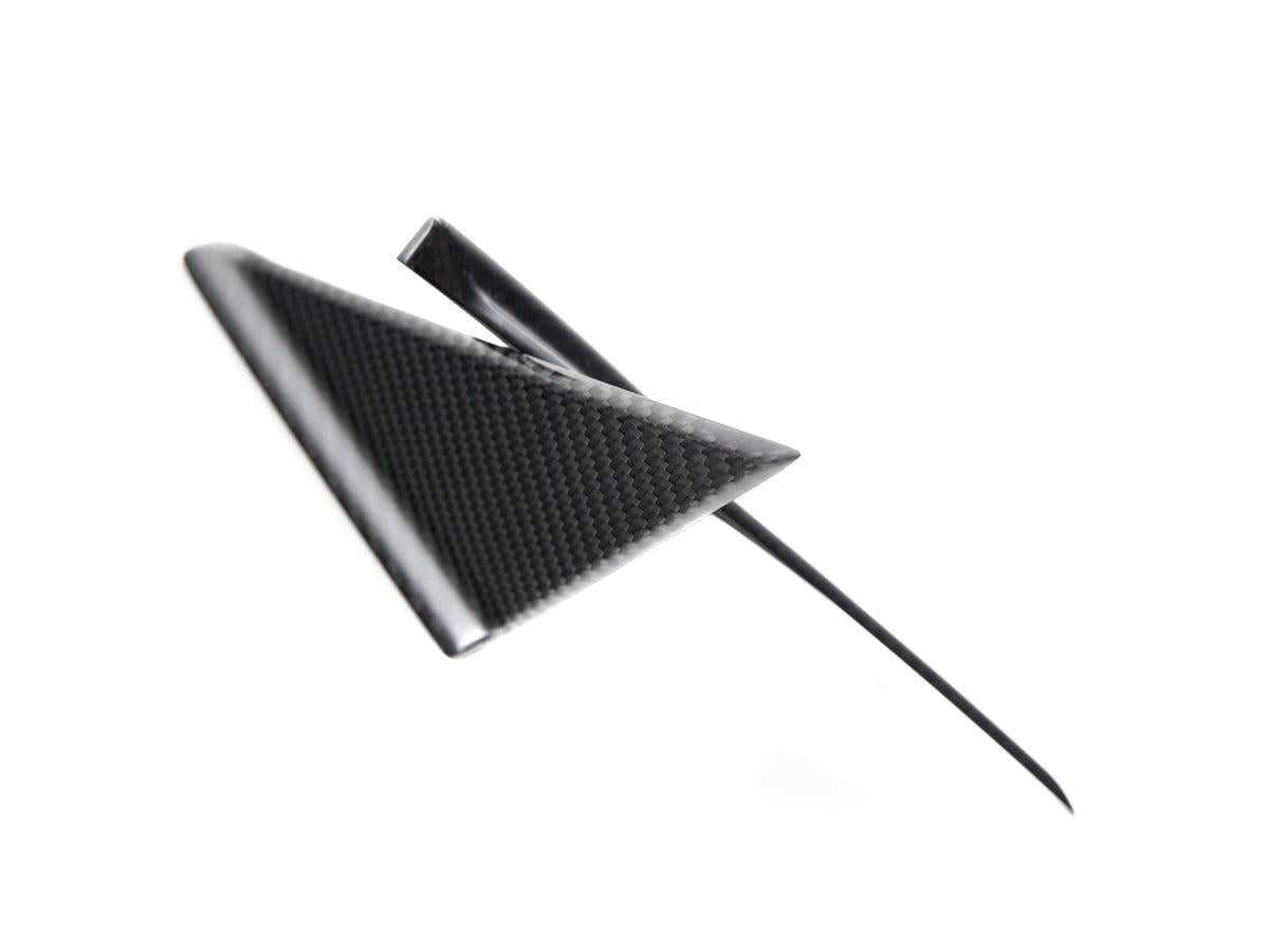 AutoTecknic Version III Dry Carbon Side Mirror Wind Deflector Set - A90 Supra 2020-Up-Exterior-Silicon Valley Bimmer