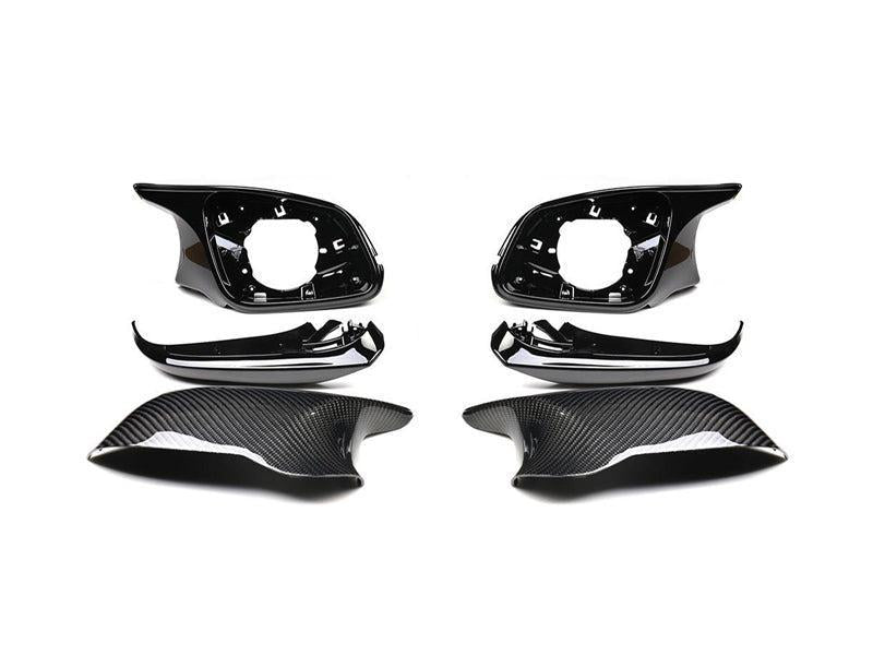 AutoTecknic Version III M-Inspired Dry Carbon Mirror Housing Kit - F22 2-Series | F30 3-Series | F32 4-Series | F87 M2-Exterior-Silicon Valley Bimmer