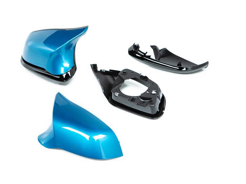 AutoTecknic Version III M-Inspired Mirror Housing Kit - F22 2-Series | F30 3-Series | F32 4-Series | F87 M2-Exterior-Silicon Valley Bimmer