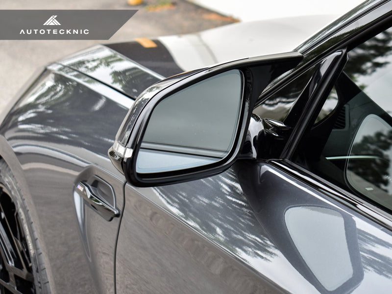 AutoTecknic Version III M-Inspired Mirror Housing Kit - F22 2-Series | F30 3-Series | F32 4-Series | F87 M2-Exterior-Silicon Valley Bimmer
