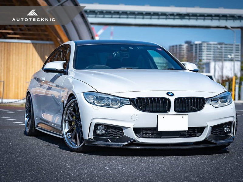 AutoTecknic Version III M-Inspired Mirror Housing Kit - F22 2-Series | F30 3-Series | F32 4-Series | F87 M2-Exterior-Silicon Valley Bimmer