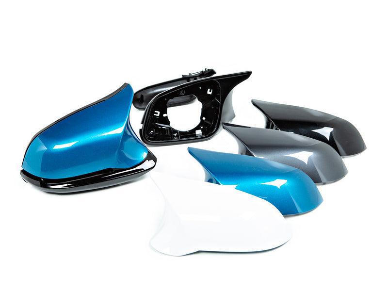 AutoTecknic Version III M-Inspired Mirror Housing Kit - F22 2-Series | F30 3-Series | F32 4-Series | F87 M2-Exterior-Silicon Valley Bimmer