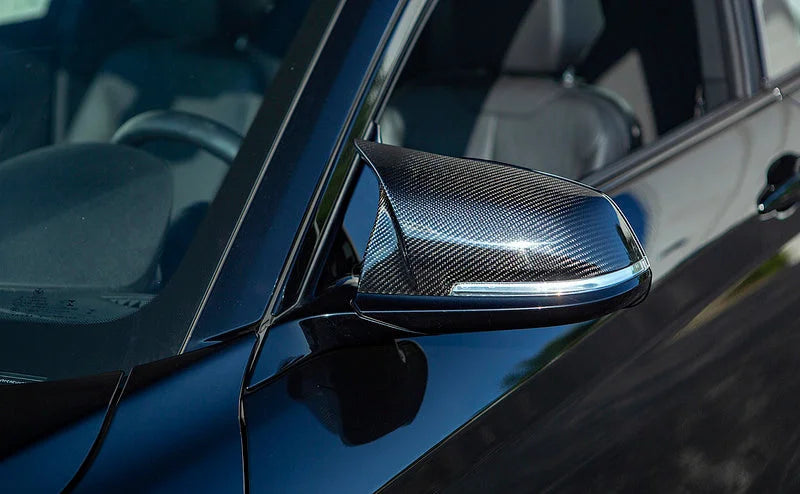Autotecknic F-Chassis M Inspired Dry Carbon Mirror Cover Set-Exterior-Silicon Valley Bimmer