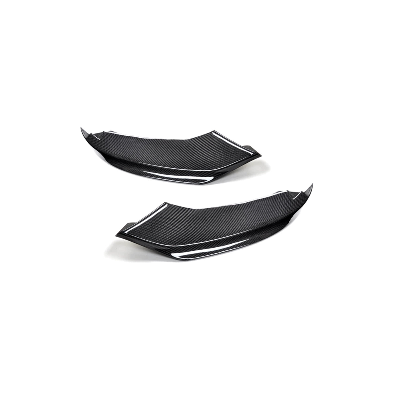 AutoTecknic Vacuumed Carbon Fiber Aero Splitters - F32/ F33/ F36 4-Series M-Sport-Silicon Valley Bimmer