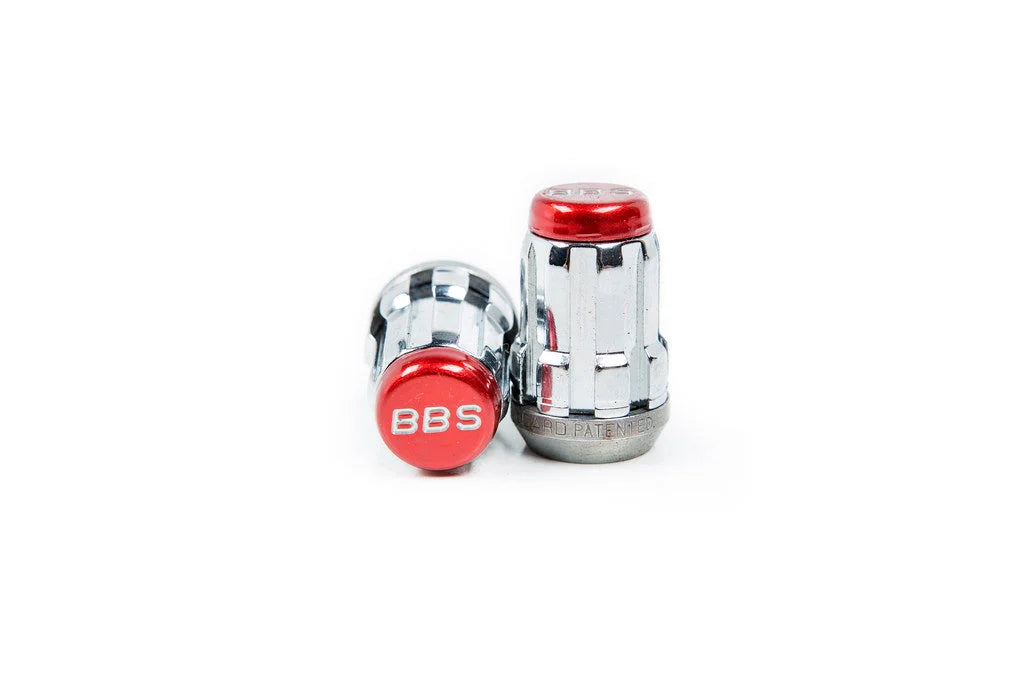 BBS-McGard Lug Nut Set - Red M12x1.5-Wheels-Silicon Valley Bimmer