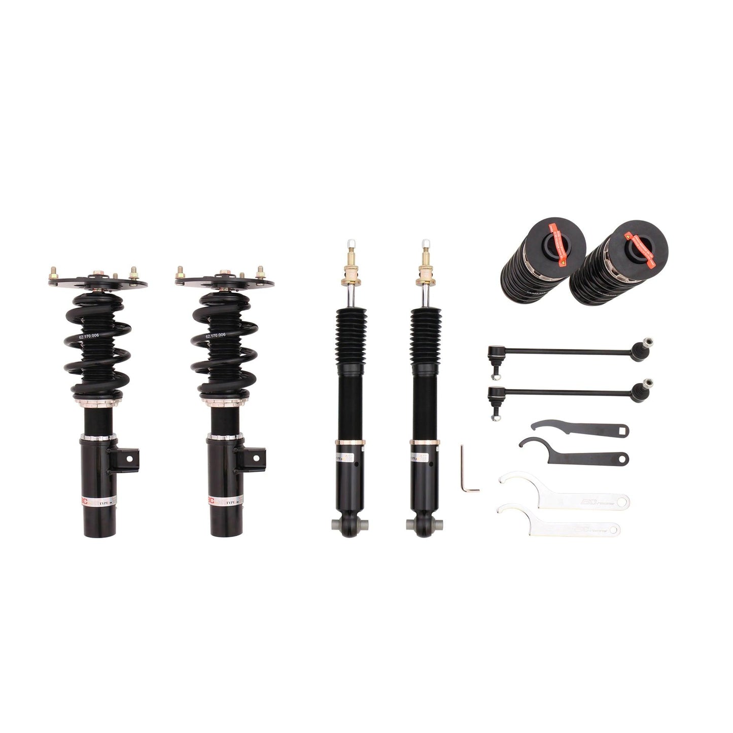 BC Racing 12-18 BMW 3-Series F30 (AWD) (3-Bolt Top Mounts)-Suspension-Silicon Valley Bimmer