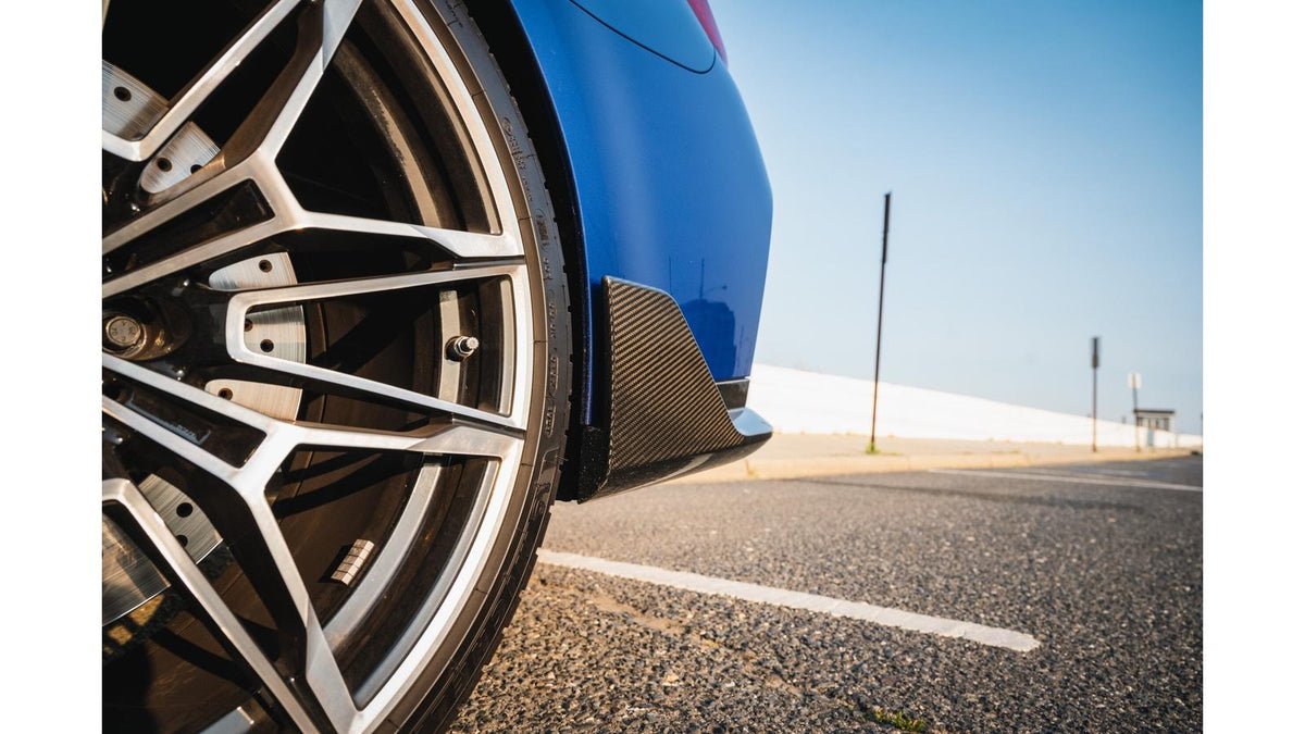 NWCarbon Haus G8X Dry Carbon Fiber MP Rear Splitters