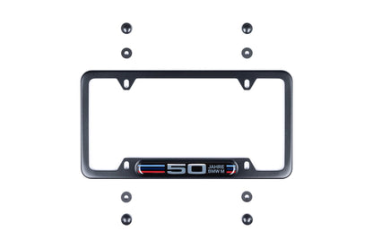 BMW 50th Anniversary M License Plate Frame