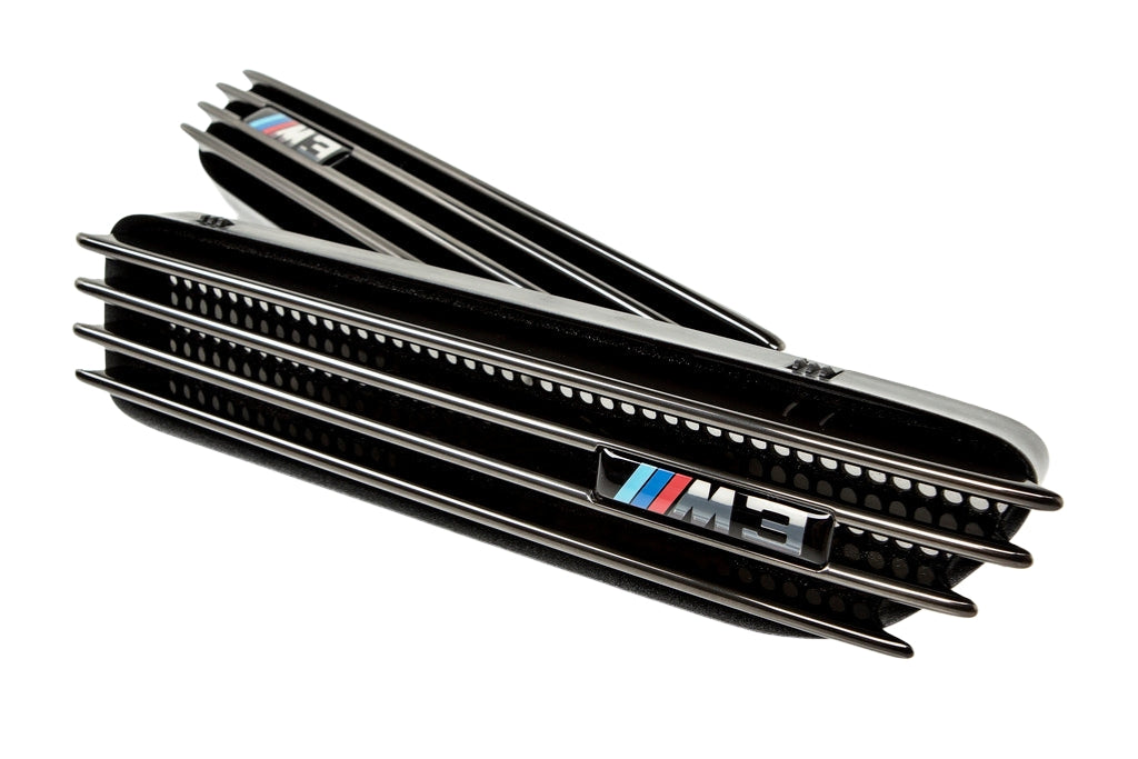 BMW E46 M3 / M3 CSL Side Grille Emblem Set-Exterior-Silicon Valley Bimmer