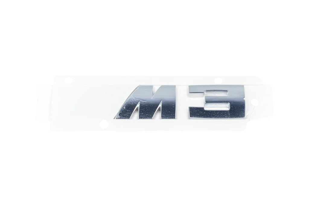 BMW E46 M3 OE Chrome Trunk Emblem-Exterior-Silicon Valley Bimmer
