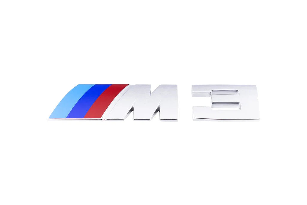 BMW E46 M3 OE Chrome Trunk Emblem-Exterior-Silicon Valley Bimmer