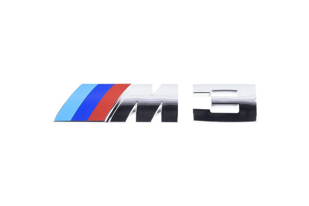 BMW E46 M3 OE Chrome Trunk Emblem-Exterior-Silicon Valley Bimmer