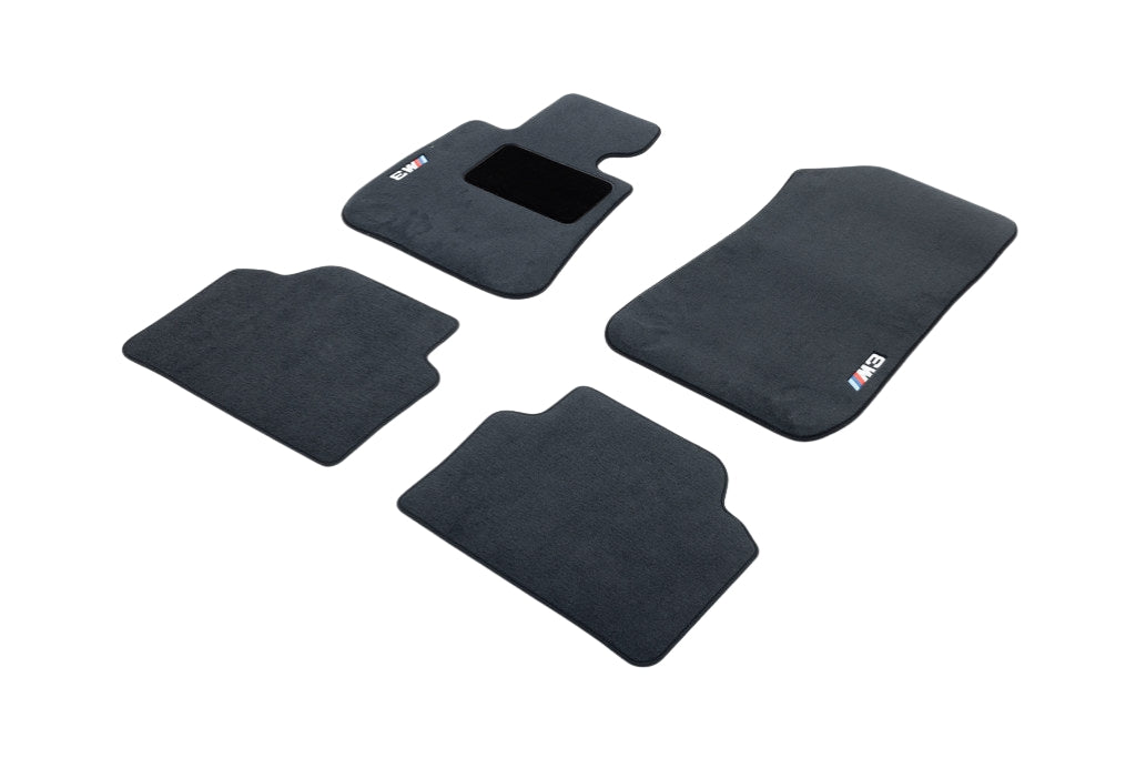 BMW E90 M3 Embroidered Floor Mat Set-Interior-Silicon Valley Bimmer