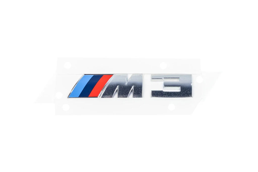 BMW E9X M3 OE Chrome Trunk Emblem-Exterior-Silicon Valley Bimmer