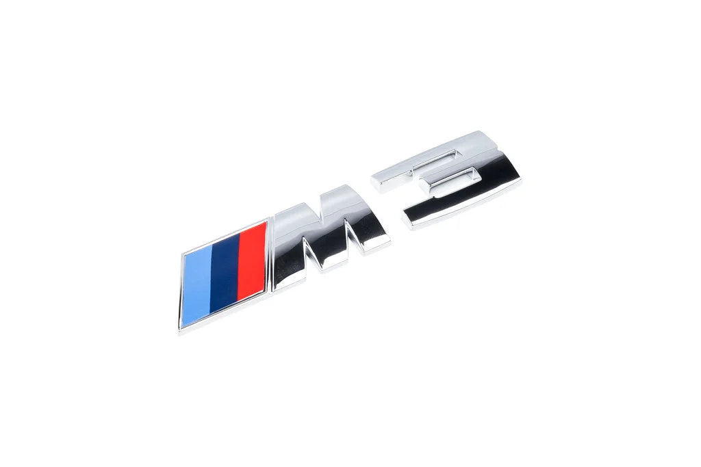 BMW E9X M3 OE Chrome Trunk Emblem-Exterior-Silicon Valley Bimmer