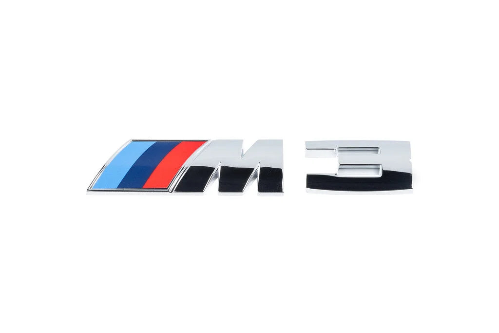 BMW E9X M3 OE Chrome Trunk Emblem-Exterior-Silicon Valley Bimmer