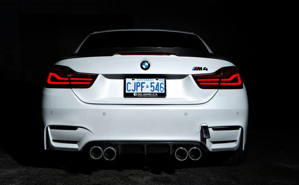 BMW F32 / F33 4-Series / F82 / F83 M4 LCI LED Tail Lamp Set - Shadowline-Exterior-Silicon Valley Bimmer